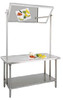 Advance Tabco VSS-DT-366 Demo Table w/ Tilting Mirror & Undershelf