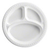 Callico 81230 10.24" White Compartment Plate