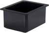 Cambro 26CF110 ColdFest Food Pan Black - 1/2 Size - 6" Deep