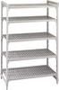 Cambro CPU246064V5480 Shelving Unit - 5-Shelf 60"W - 64"H