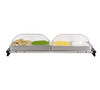 Cadco WTBS-4RT Jumbo Buffet Server with Clear Low-profile Rolltop Lids Cadco WTBS-4RT Jumbo Buffet Server with Clear Low-profile Rolltop Lids