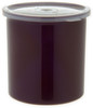 Carlisle 030101 Round Crock - Plastic - Maroon - 1.2 Qt