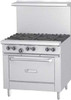 Garland US Range G36-4G12R 36" Starfire Range -Burners, Griddle, Oven