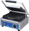 Globe GPG10 Panini Grill - 10" Grooved Plates