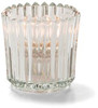 Hollowick 5228C Tealight Lamp in Clear Ribbed Glass - 1 Dozen