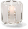 Hollowick 5690C+SC Tealight Lamp in Crystal and Satin Glass - 1 Dozen