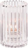 Hollowick 1502C Vertical Rod Clear Glass Lamp