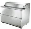 True Manufacturing TMC-58-S-HC Milk Cooler - 16 Crate Capacity - Stainless Exterior