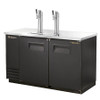 True Manufacturing TDD-2-HC Direct Draw Beer Dispenser Holds in Black Holds 2 Kegs