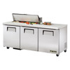 True Manufacturing TSSU-72-10-HC Refrigerated Sandwich / Food Prep Table - 10 Pans - 72"