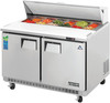 Everest EPBNR2 2 Doors Sandwich Prep Table - 14.73 cu. ft.