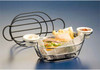 American Metalcraft BSKC69 Oval Wire Basket with Ramekin Holders - Case of 24