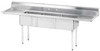 Advance Tabco FE-3-1515-15RL-X 75" 3 Compartment Sink - 15" R&L Drainbd