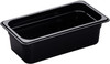 Cambro 34HP110 1/3 Size High Heat X-Pan - 4" Deep - Black Onyx