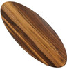 American Metalcraft AWM25 25.5" Oval Acacia Melamine Serving Board - Case of 12