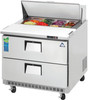 Everest EPBNSR2-D2 2 Drawers Sandwich Prep Table - 10.73 cu. ft.