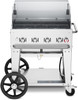 Crown Verity CV-MCB-30WGP-NG 28" Outdoor Mobile Grill with Wind Protection -NG