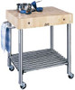 John Boos CUCD15 Butcher Block Cart -S/S Base