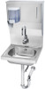 Krowne HS-13 Hand Sink - Wall Mounted - Electric Faucet & Soap & Towel Dispenser