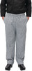 Winco UNF-4KXL X-Large Houndstooth Chef Pants - Relaxed Fit