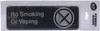 TableCraft 394564 3" x 9" No Smoking or Vaping Sign