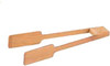 TableCraft BAMDT6 6" Small Bamboo Tongs (Pack of 12)