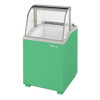 Turbo Air TIDC-26G-N 26" Ice Cream Dipping Cabinet (4) 3 Gallon Tub Capacity - Green Exterior