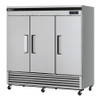 Turbo Air TSF-72SD-N 3 Section Reach In Freezer - 63.8 Cu Ft. - Super Deluxe Series