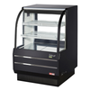 Turbo Air TCGB-36DR-W(B) 36" Non- Refrigerated Bakery Case, Curved Glass- Display Case Series