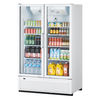 Turbo Air TGM-47SDH-N 2 Section Refrigerated Merchandiser 44.2 Cu. Ft. -  Super Deluxe Series