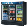 Turbo Air TGM-72SD-N 3 Section Refrigerated Merchandiser 68.4 Cu. Ft. - Super Deluxe Series