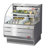 Turbo Air TOM-30LS-N Horizontal  Open Display Merchandiser Low - Profile - 5.1 Cu. Ft.