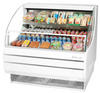 Turbo Air TOM-50LB-N Horizontal Open Display Merchandiser - Low-Profile - 9.8 Cu. Ft.