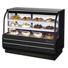 Turbo Air TCGB-60-W(B)-N 60" Refrigerated Bakery Display Case, Curved Glass - Display Case Series