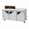 Turbo Air TST-72SD-10S-N 72" Sandwich / Salad Unit (10) Pan - 23 Cu. Ft.- Super Deluxe Series