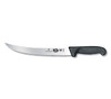 Victorinox 5.7203.25 10" Curved Breaking Knife with Black Fibrox Handle