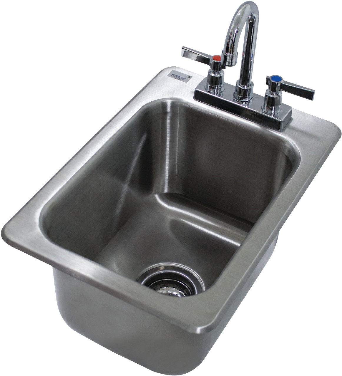 Advance Tabco DI-1-10-X Drop-In Stainless Steel Sink 10" Deep