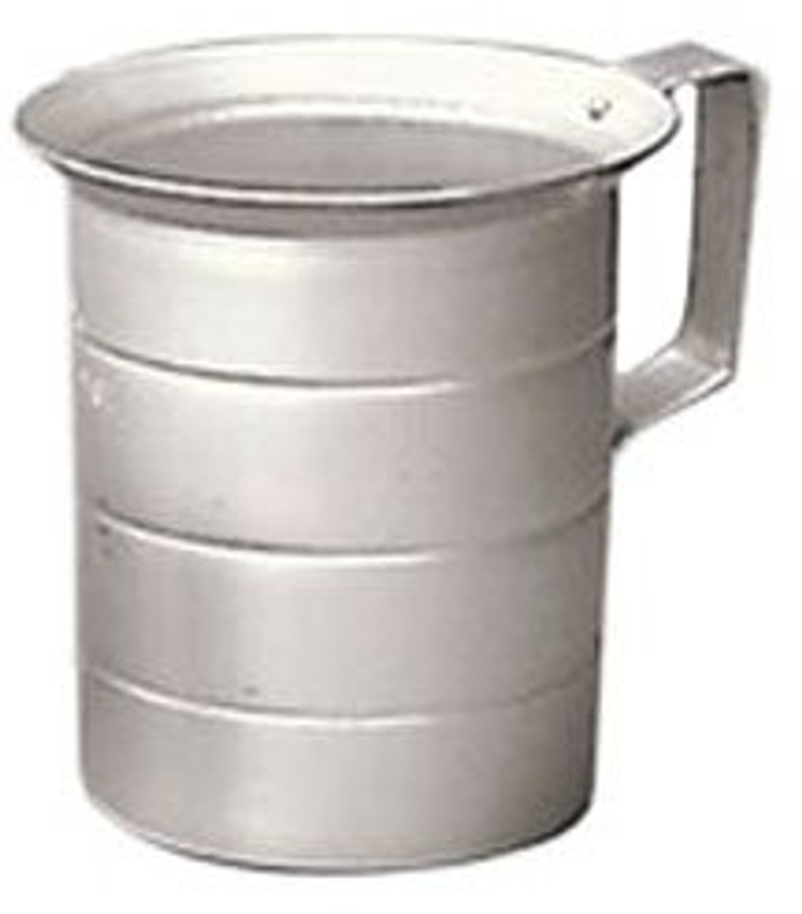 Admiral Craft ALM-4 4 Quart Aluminum Measuring Cup - Globe Equipment Company