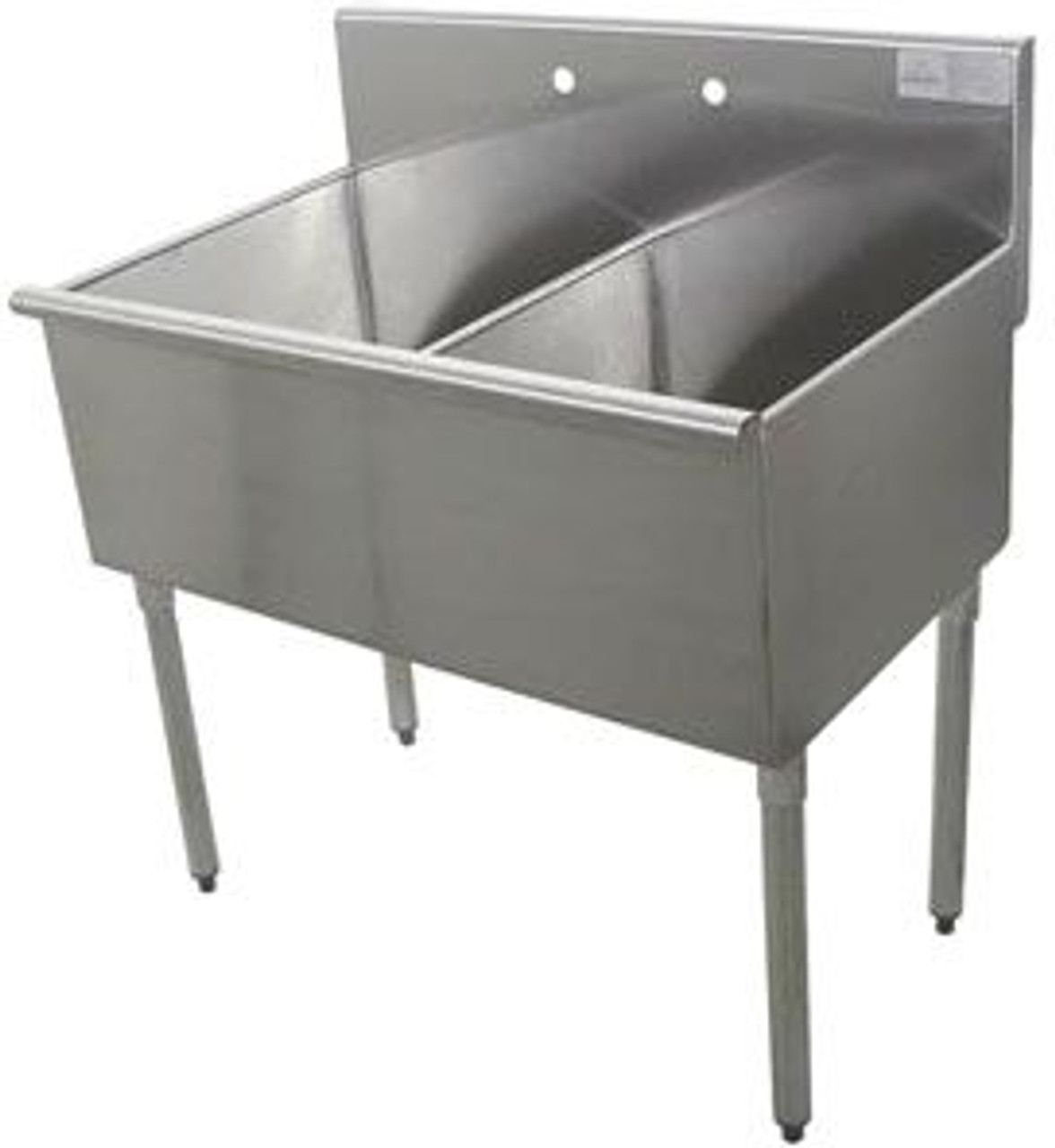 Advance Tabco 4-2-60 2 Compartment Sink - 60"