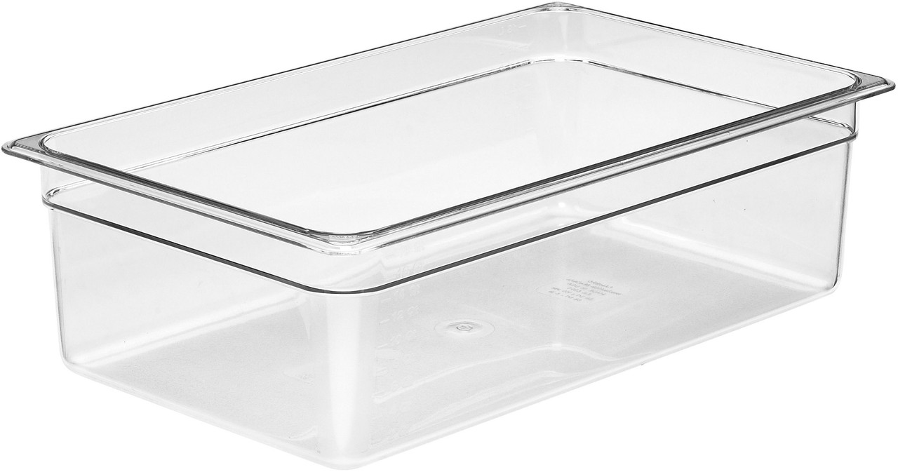 Cambro 16CW135 Full Size Food Storage Pan 6" Deep - Clear