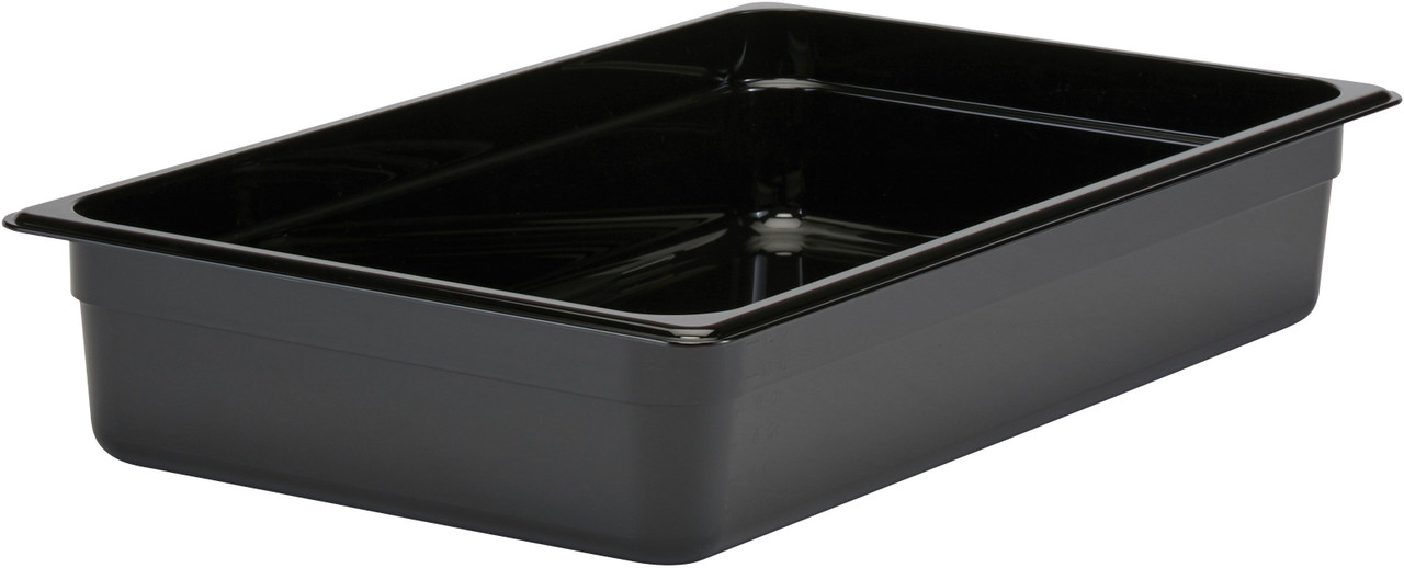 Cambro 14CW110 Full Size Food Storage Pan 4" Deep - Black
