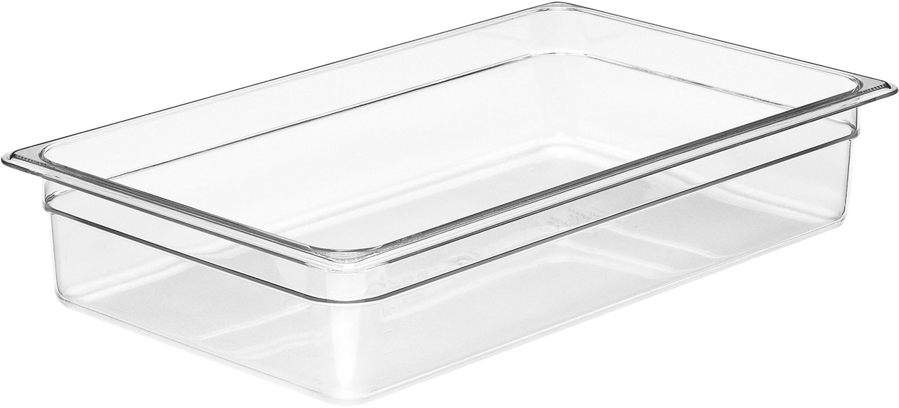 Cambro 14CW135 Full Size Food Storage Pan 4" Deep - Clear