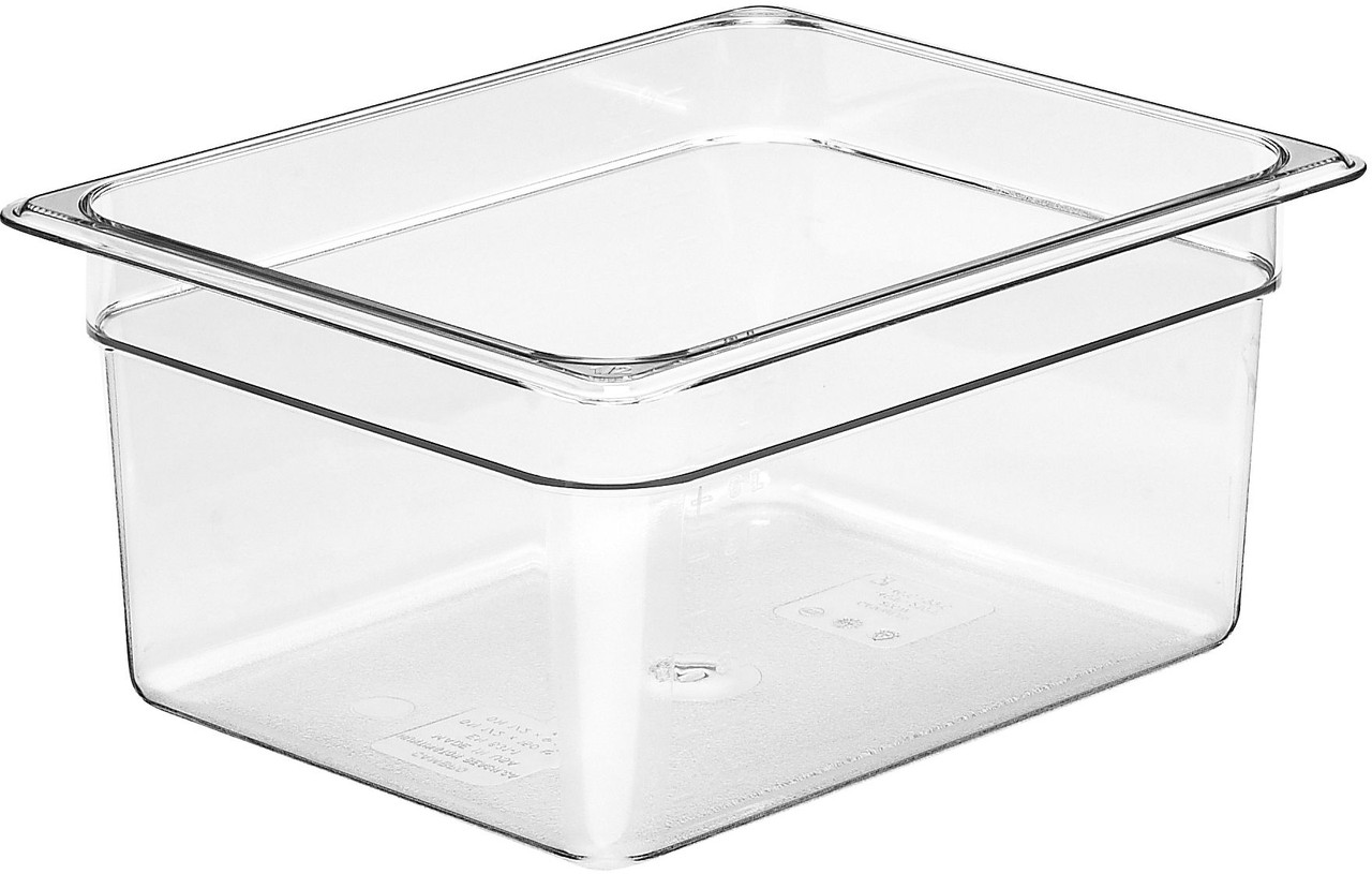 Cambro 26CW135 1/2 Size Food Storage Pan 6" Deep - Clear