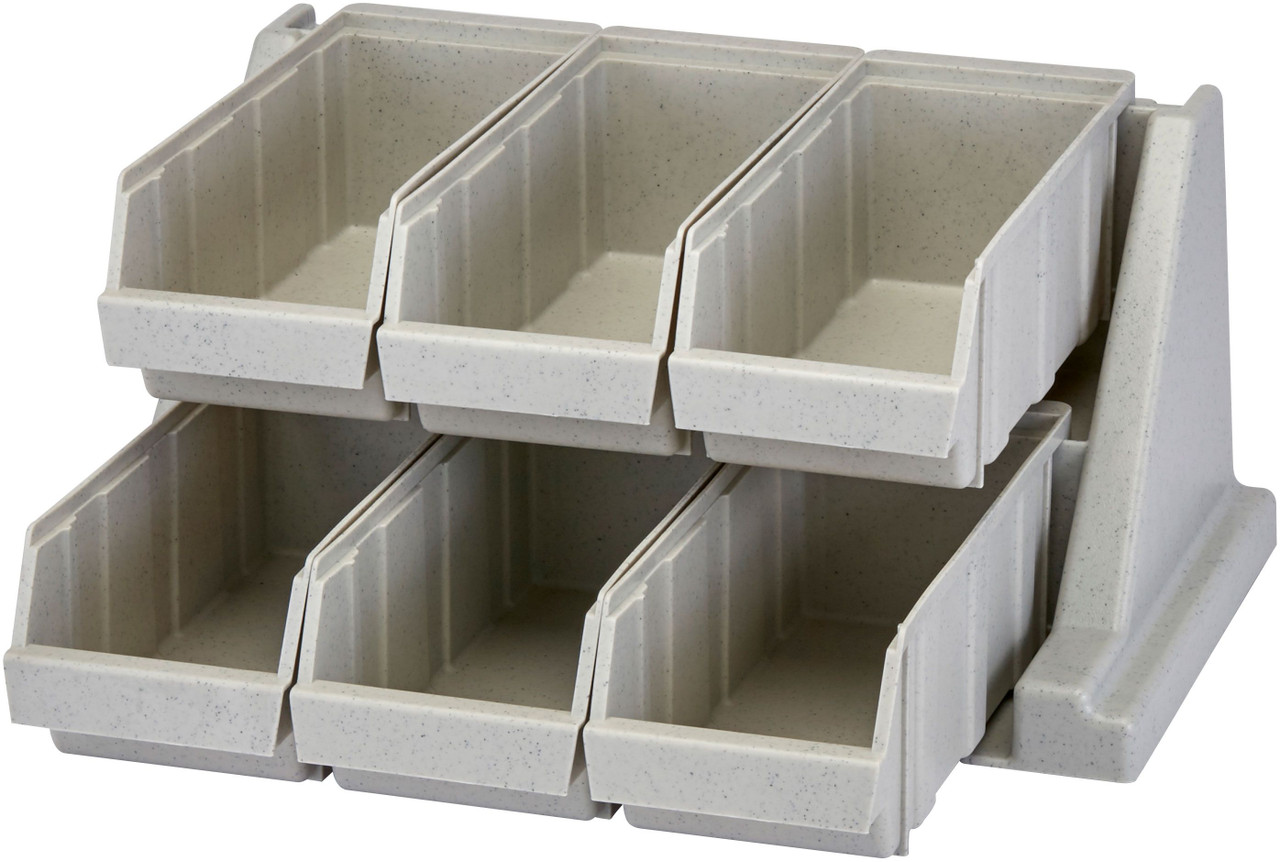 Cambro 6RS6480 6 Bin Versa Organizer Rack