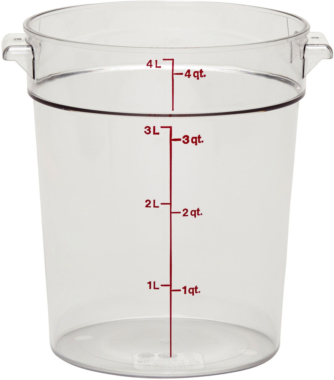 Cambro Clear Polycarbonate Food Storage Container (6 Qt.)