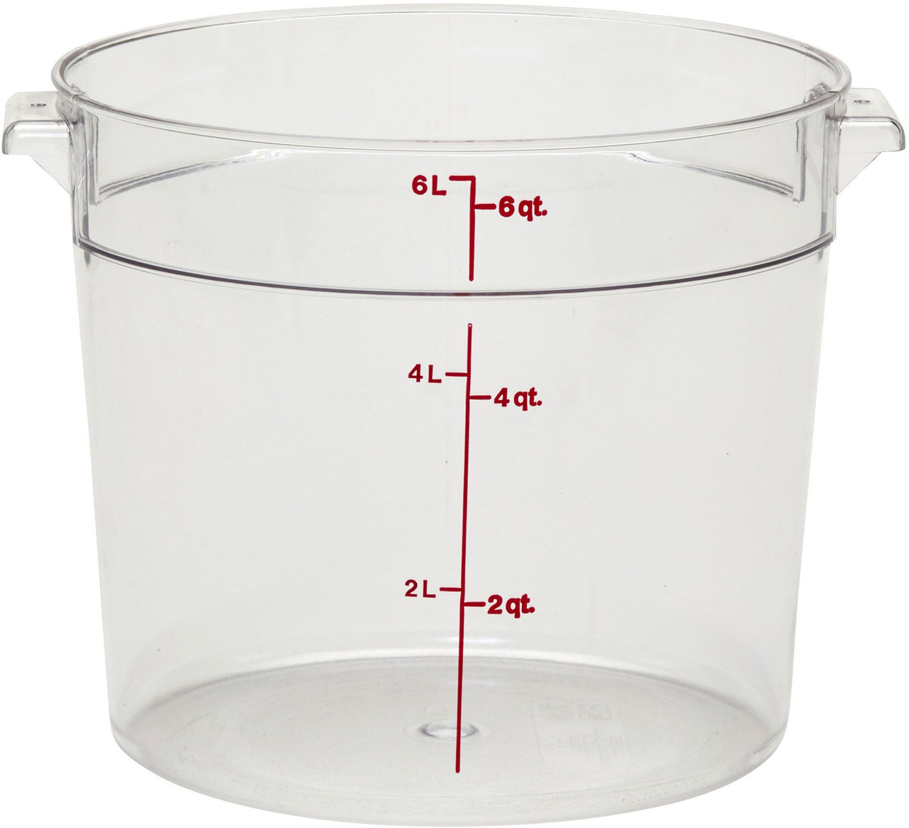 Cambro RFSCW6135 6 Quart Round Polycarbonate Food Storage Container