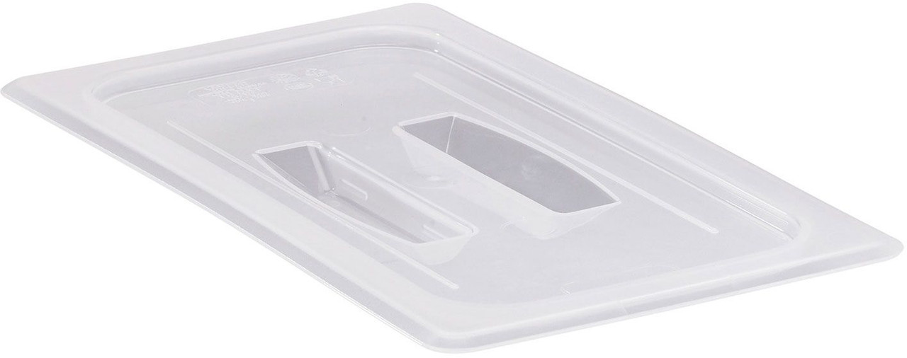 Cambro 30PPCH190 1/3 Size Translucent Food Pan Cover - W/Handle