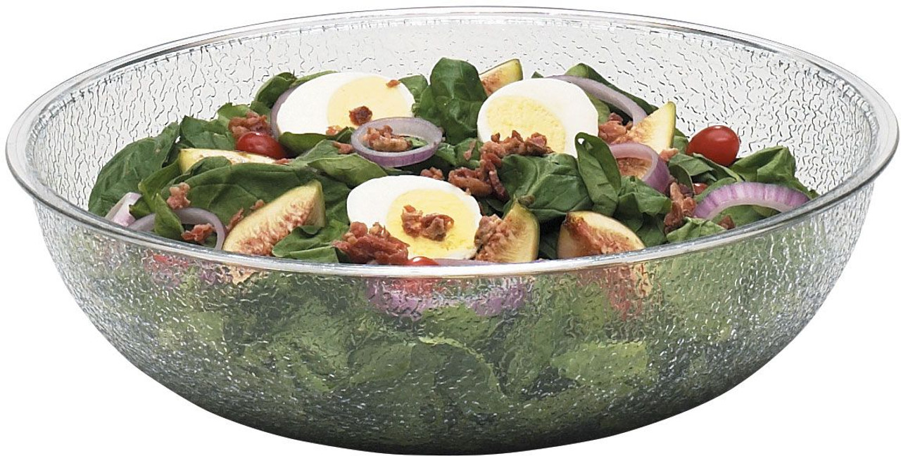 Cambro PSB12176 12" Round Pebbled Salad Bowl