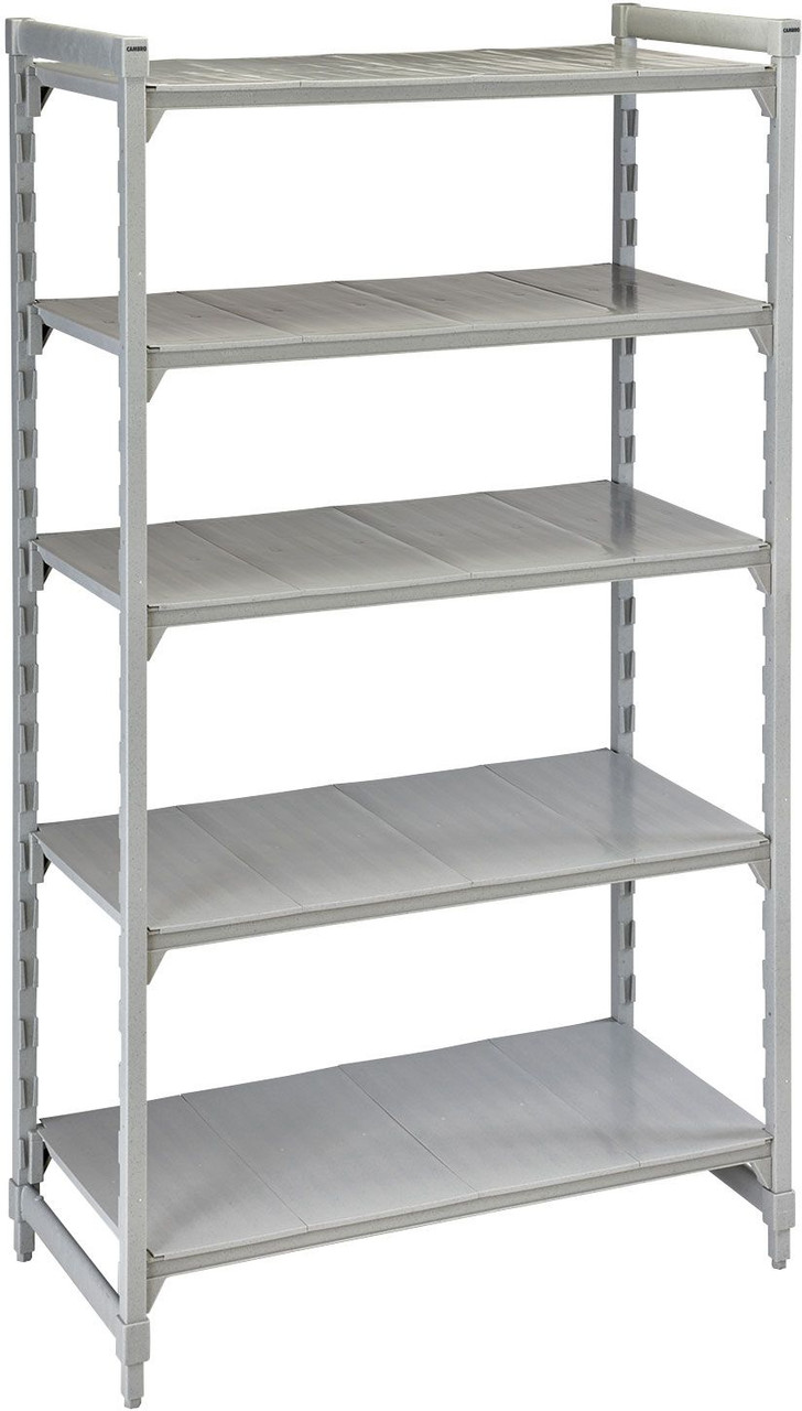 Cambro CPU183672V5480 Shelving Unit - 5-Shelf 36"W - 72"H