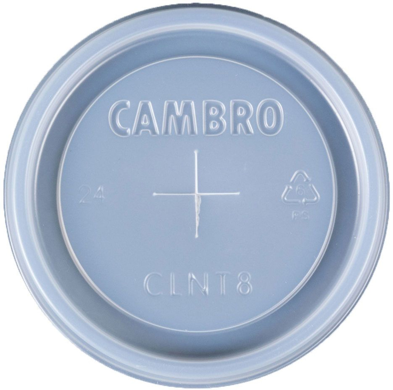 Cambro CLNT8190 Disposable Lids for NT8 Newport Tumblers